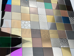 Placa decorativa de aço inoxidável da folha