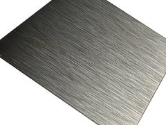 Placa de aço inoxidável preta da folha No.4