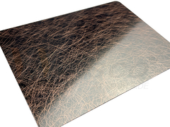 Chapeamento de cobre escuro do espelho da vibração dos SS que enegrece a folha antiga